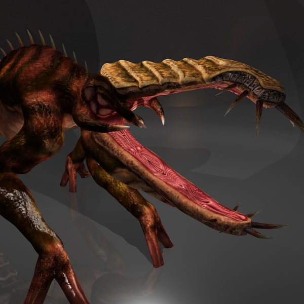 freak swamp hunter stalker 3d max - Swamp Hunter/Stalker (Unrigged)... by The Freak Factory